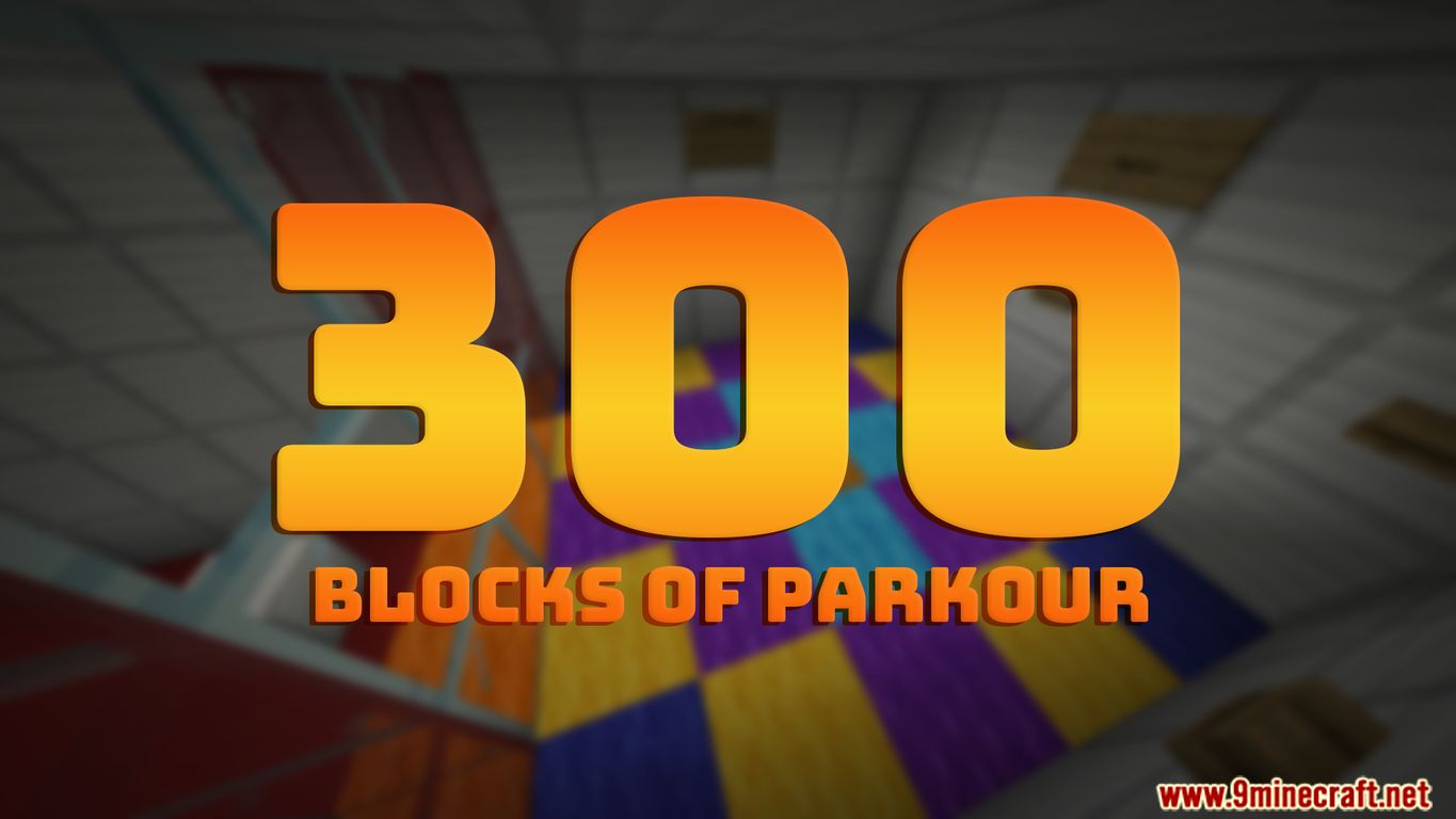 300 Blocks of Parkour Map | Minecraft Version 1.14.4