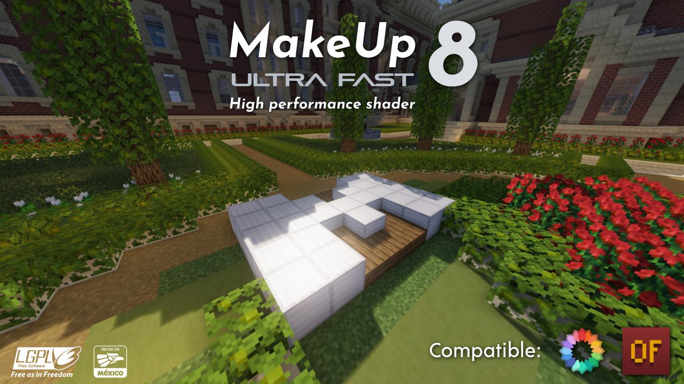Minecraft Makeup Ultra Fast Shaders Light and Shadow |
