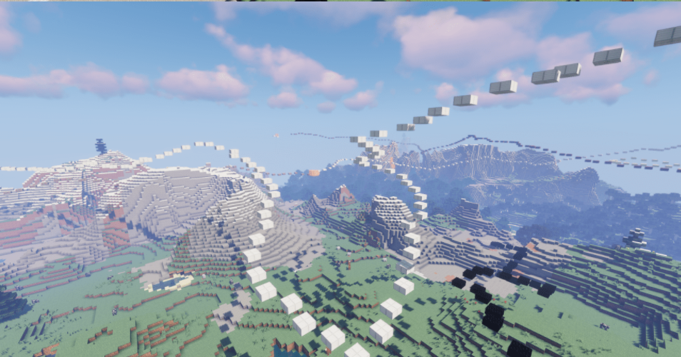 Minecraft Pixel Parkour Map Relaxing Pixel Parkour Map