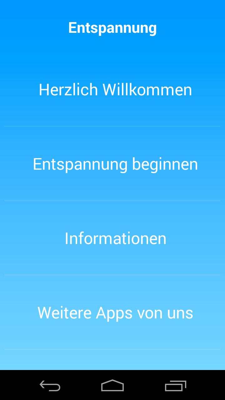 Entspannung