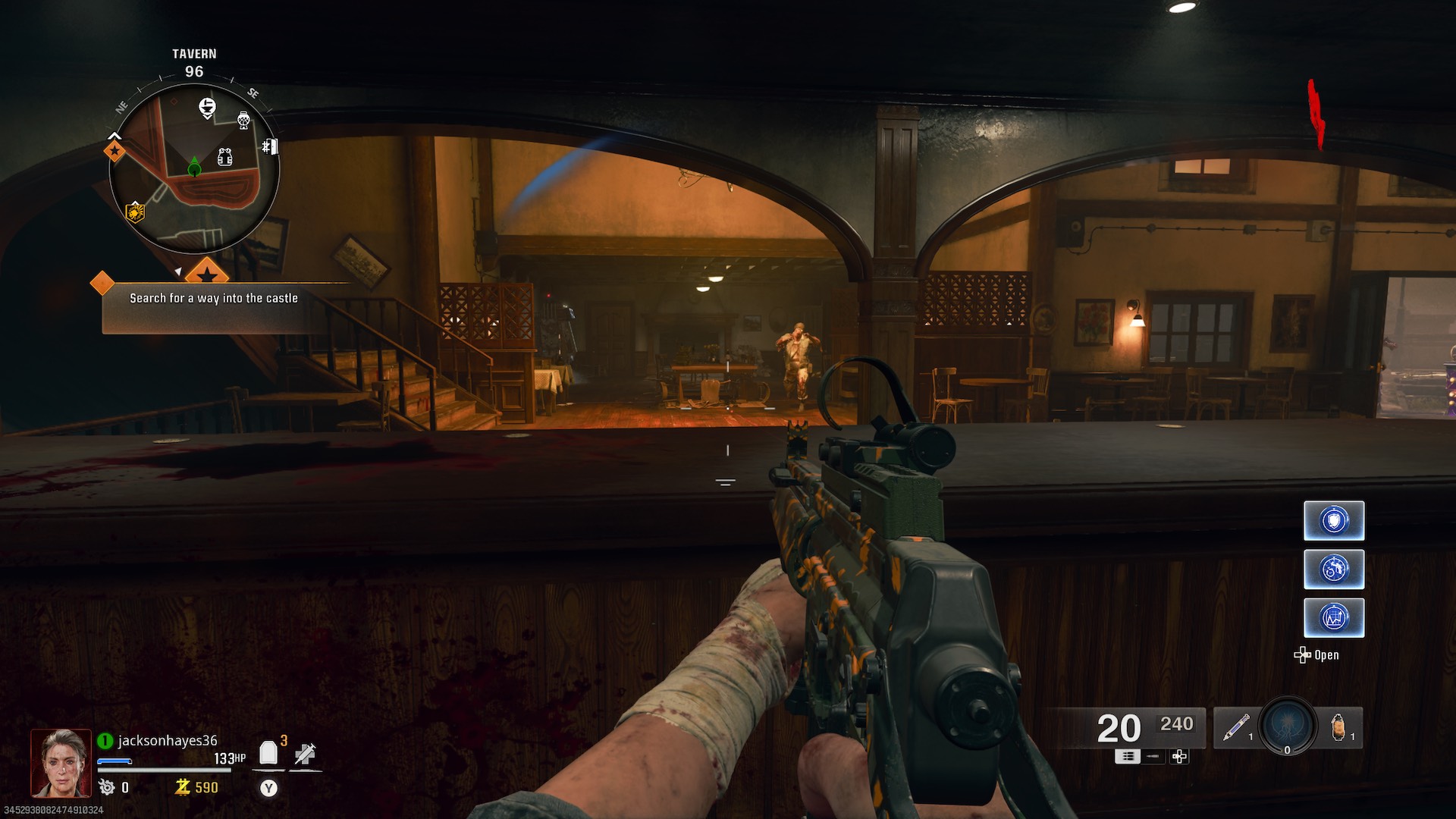 Wie man das Barkeeper -Osterei in Zitadelle des Morts in Black Ops 6 Zombies macht