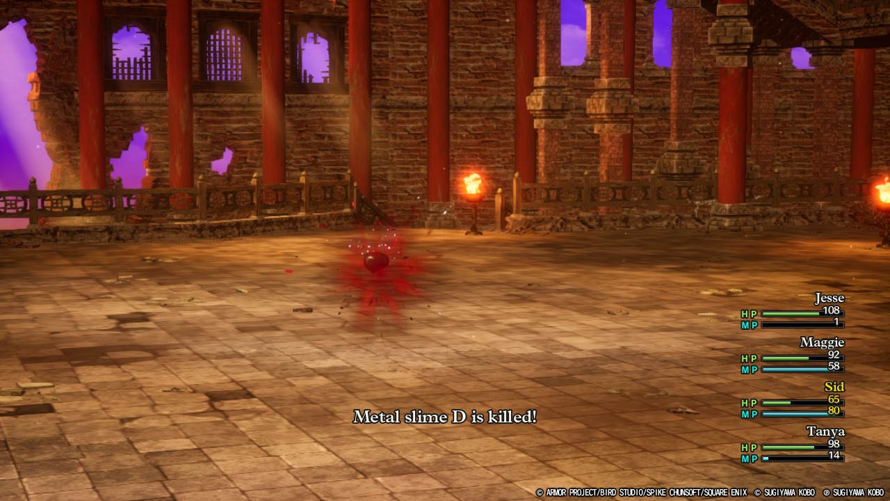 Como matar slimes de metal em Dragon Quest III: remake HD-2D