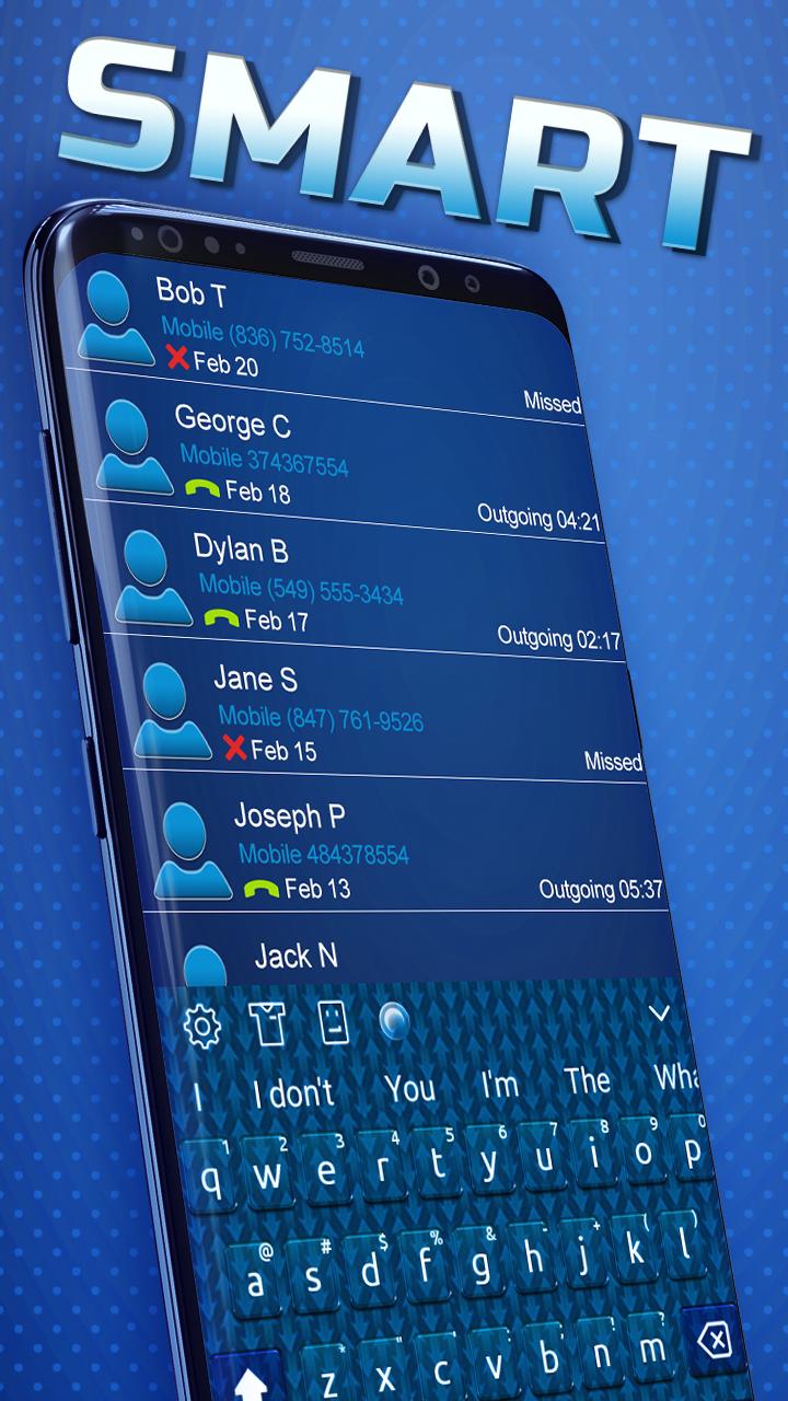 Smart Blue Keyboard