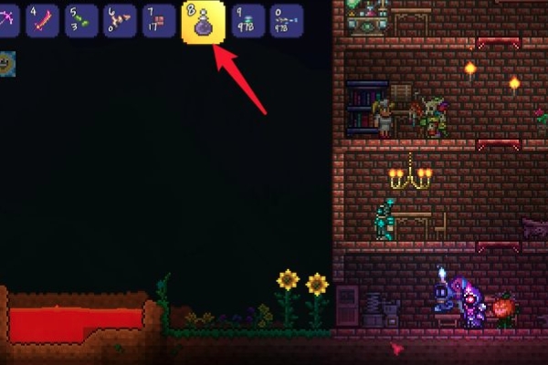 กลยุทธ์ในการทำยาสำหรับการต่อต้าน magma ใน Terraria