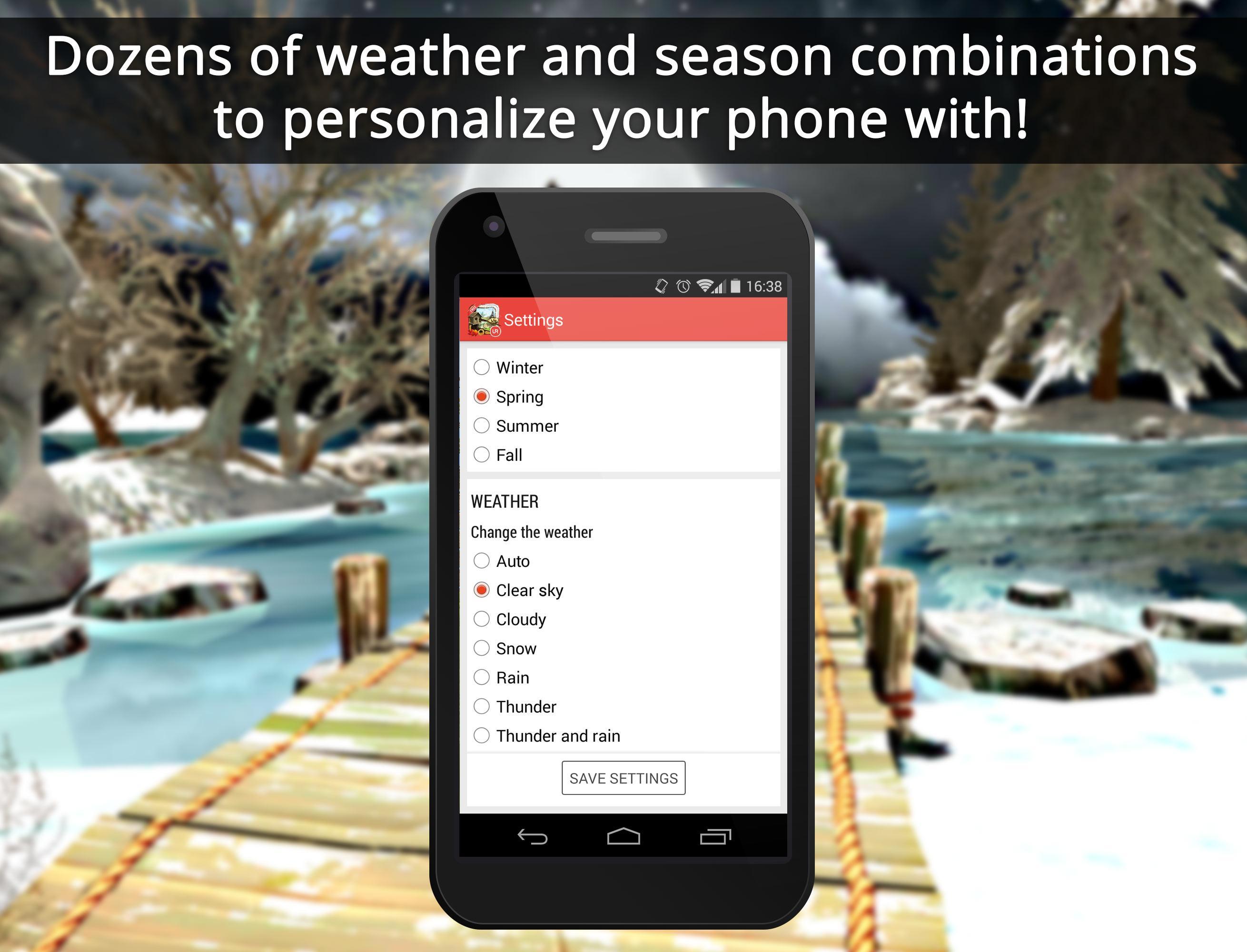 UR 3D Four Seasons Wallpaper