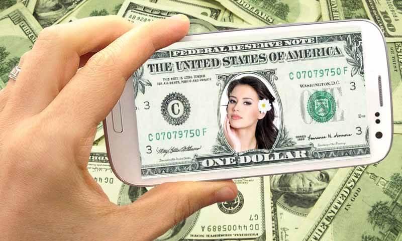 Photo on Currency - Photo Fun