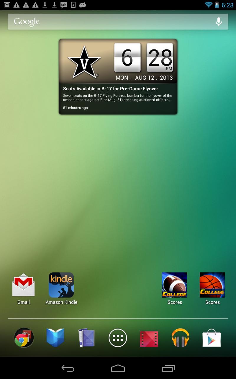 Vanderbilt Live Clock