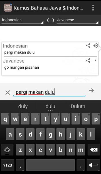 Kamus Bahasa Jawa Indonesia