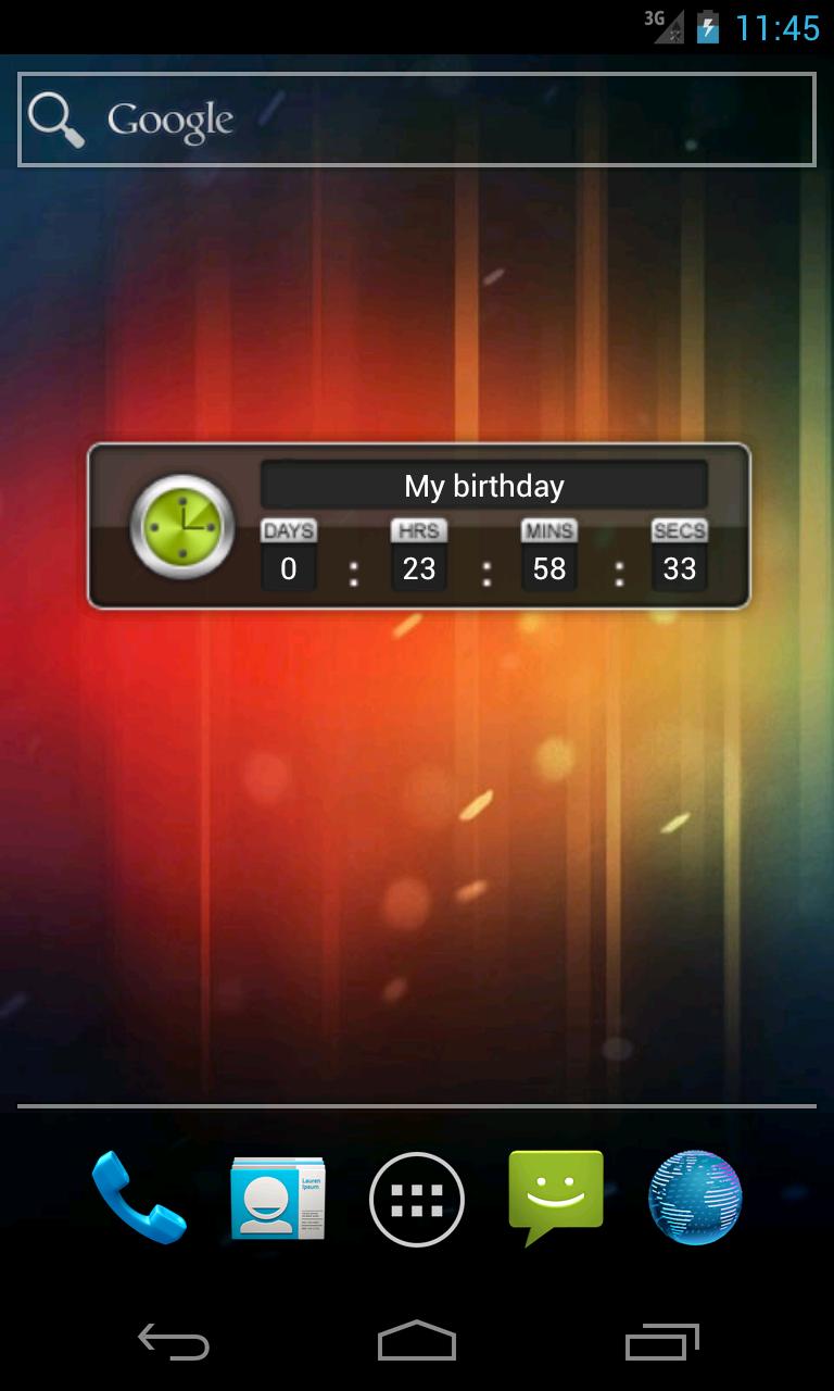 Social Countdown Widget