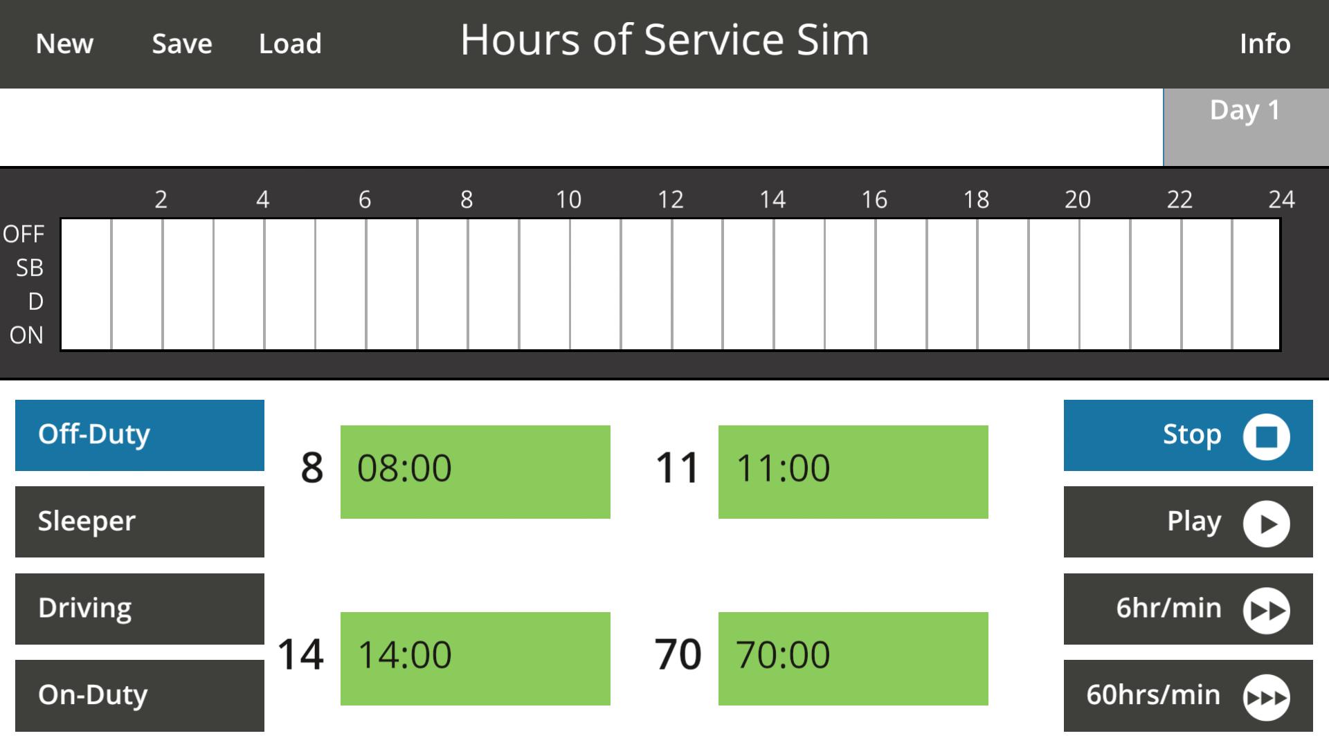 Hours of Service Sim