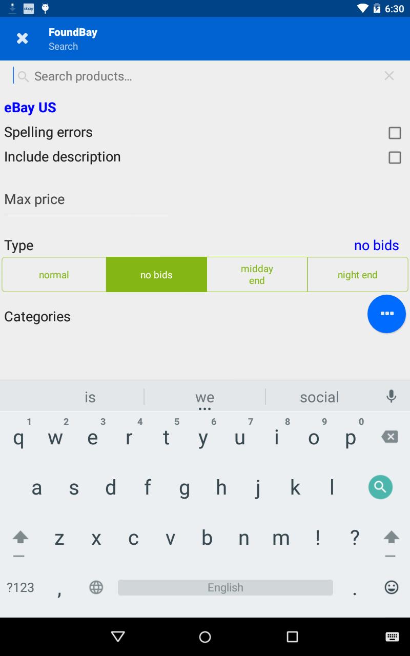 FoundBay lite - ebay deals