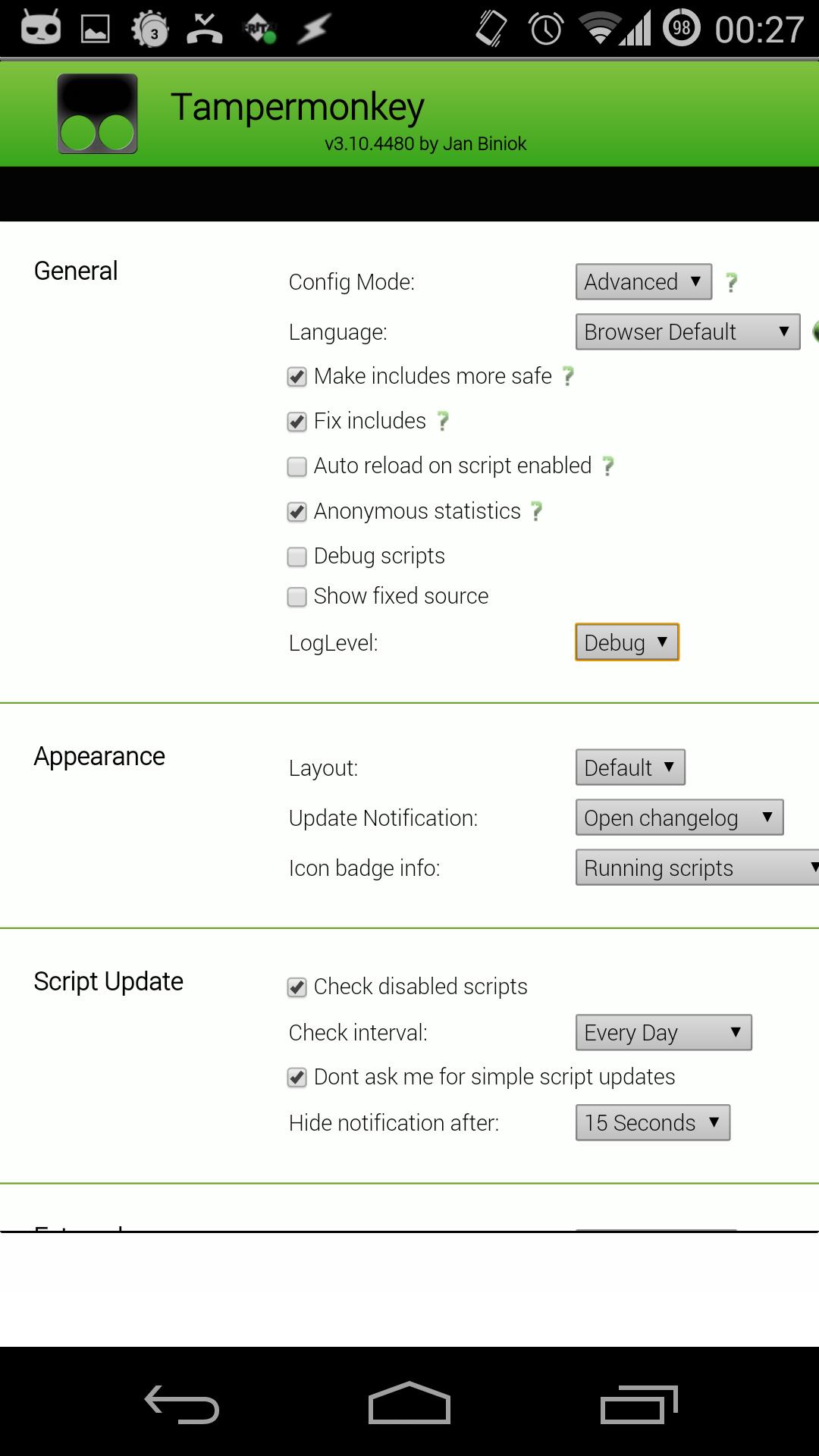 Tampermonkey Dolphin