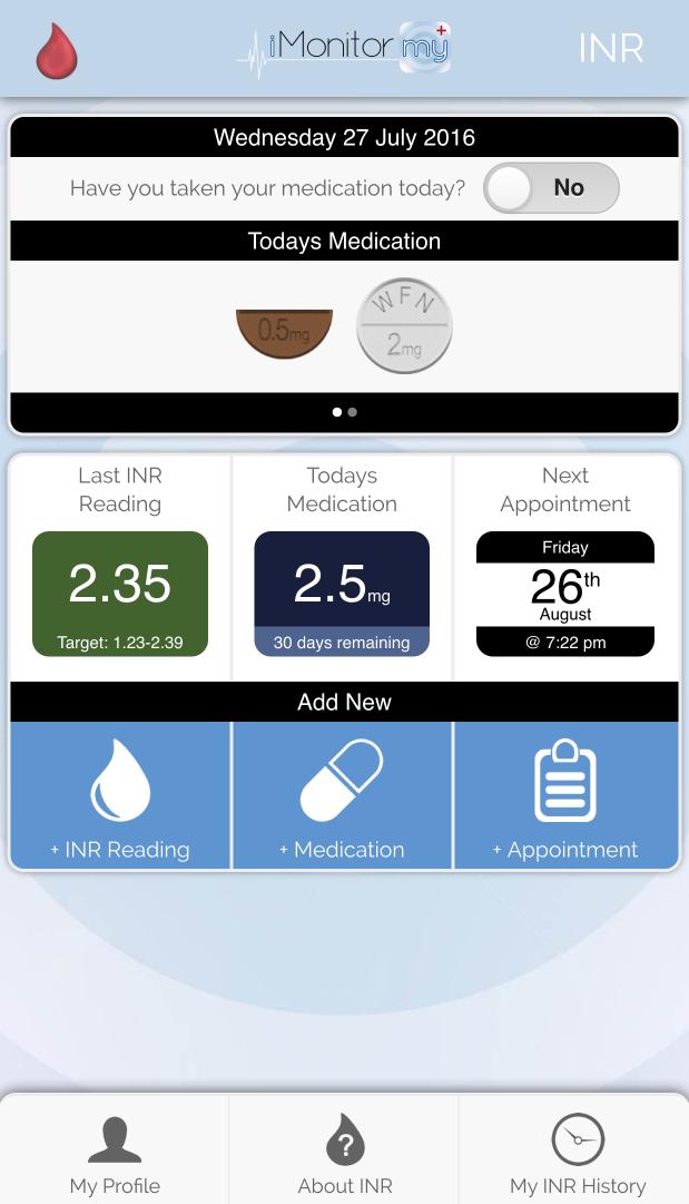 My INR