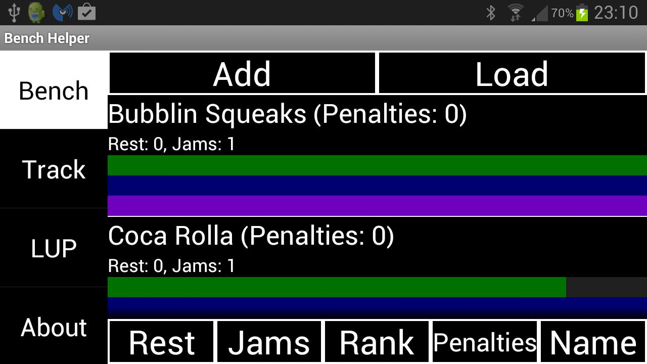 Bench Helper (Roller Derby)