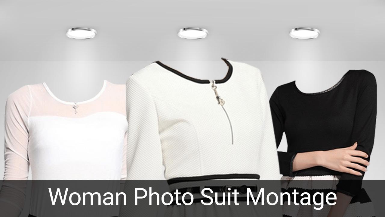 Woman Photo Suit Montage