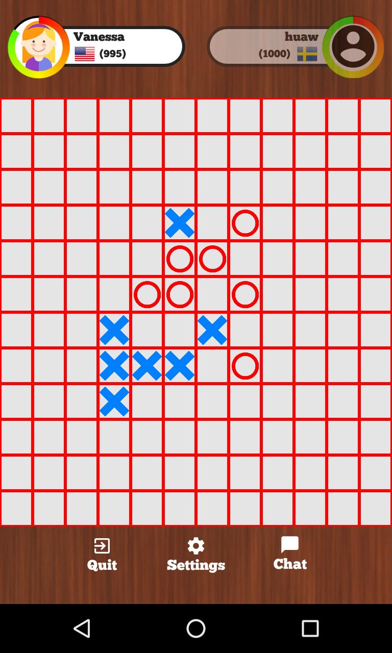 Tic Tac Toe Online - Five in a row