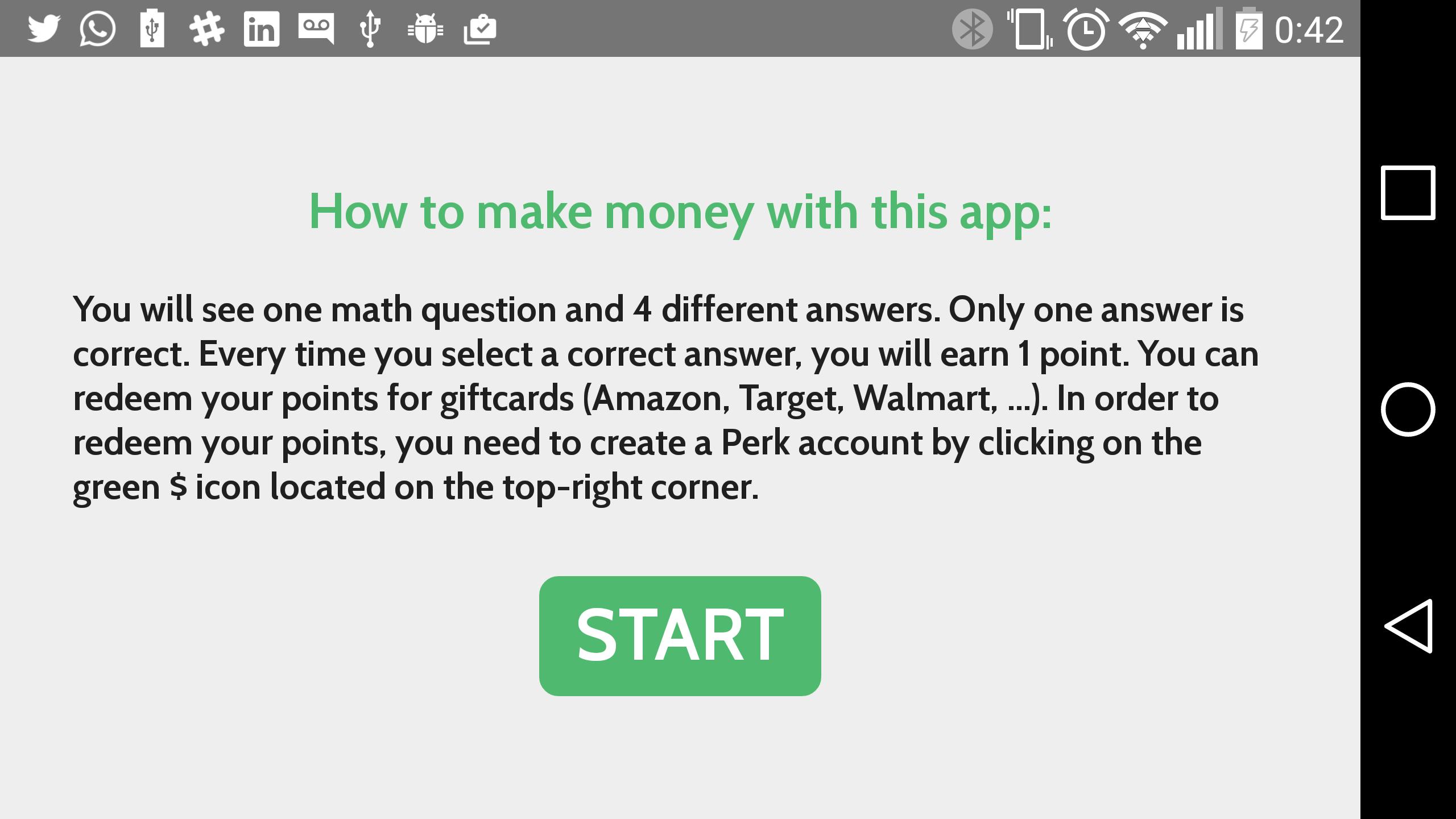 Math with Perk Points